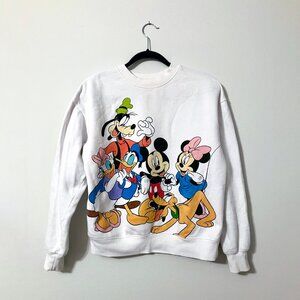 Vintage Disney Sweatshirt - White, Medium